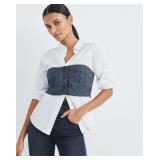 NWT Veronica Beard Callen Wool Blend Bustier &