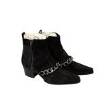 New Balmain Paris Ella Suede Ankle Boots