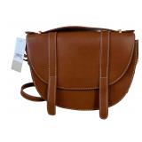 NWT Nordstrom BP Cognac Saddle Bag