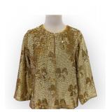 NWT Frances Valentine Sequin Flower Jacket Sz. M