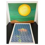 Sun Acrylic Painting on Canvas