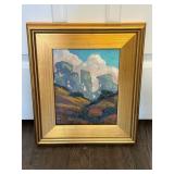 Artist Signed William Hawkins Oil Painting