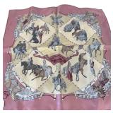 Auth. Hermes 'Musee Vivant du Cheval' Silk