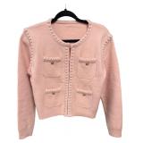 Knit Cardigan Pink - Small