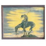 Vintage End of Trail Art Work