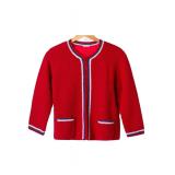 NWT Frances Valentine Angie Border Cardigan-Coat