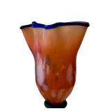 Azerbaijan Blown Art Glass Vase