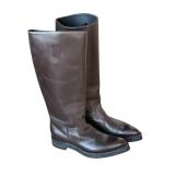 New Prada Prestige Leather Riding Boots
