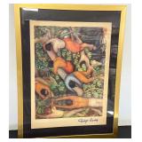 DIEGO RIVERA FRESCO PALACIO CORTES Print