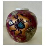 Vintage hand-painted Chinese porcelain vase