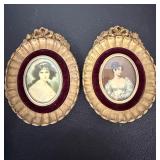 Vintage Cameo Creation Framed Prints