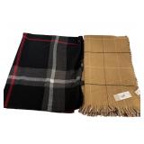 2-100% Acrylic Scarves