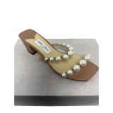 NIB Jimmy Choo Amara 45 Sandal With Pearls