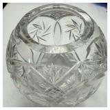 Bohemian Cut Crystal Pinwheels Pineapples