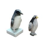 Herend Natural Penguin & Cloisonne Pen