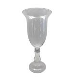 Large Glass Urn Pedestal Vase 19.5ï¿½H