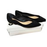 NIB Schutz Rylie Flat, Black Suede Sz 8