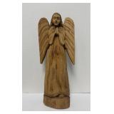 Large 18ï¿½ Vtg. Wood Carved Angel