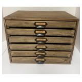 Vintage Design Wooden Paper Cabinet