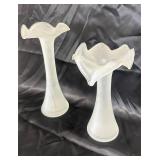 Frosted Jack in the Pulpit vases