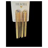 NIP Bracha Molly Earrings 18kt Gold Filled