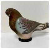 Vtg. Signed & #ï¿½d Coalson Raku Art Pottery Pigeon