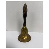 Vintage Spiral Brass Hand Bell
