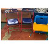 Kids Size Folding Chairs & booster Seat