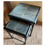 Ceramic Tile Top Nesting Side Tables