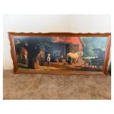 VTG AJ Weber Blacksmith Scene Paul Detlefsen