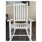 Wood Patio Rocking Chair