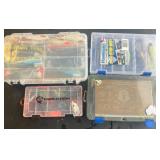 Lot of tackle and boxes