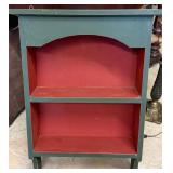 Painted Wood Wall Shelf