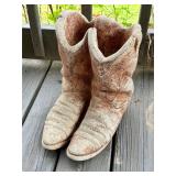 Concrete Cowboy Boots Planter