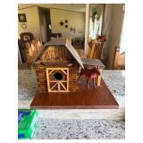 Handmade Horse Barn Birdhouse