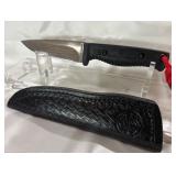 Smith & Wesson Model 640 Knife with Leather Sheath