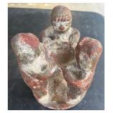 Mexican terracotta clay 'Circle of Friends' 6x7 in