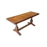 Antique Jacobean Style Refectory Coffee Table