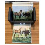 Horse Foals ceramic coasters Persis Clayton Weirs