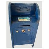 Vintage USPS Tin Mailbox Bank