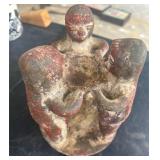 Mexican terracotta clay 'Circle of Friends' 6x7 in