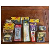 Lot of assorted fishing lures -New