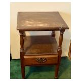 Vintage Side Table with Drawer