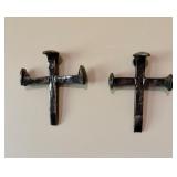 Handmade Railroad Spike Crosses