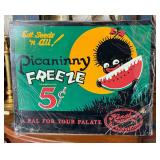 Picaninny Freeze Metal Sign
