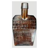 Vintage  E. G. BOOZ 1840 Old Cabin Whiskey Bottle