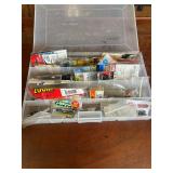 Tackle box with contents