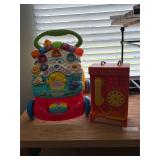 Vintage Fisher Price Payphone & Toddler Walk Behin