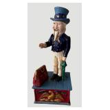 Uncle Sam Cast Iron Bank