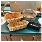 Mini Wicker Chair & Wicker Baskets